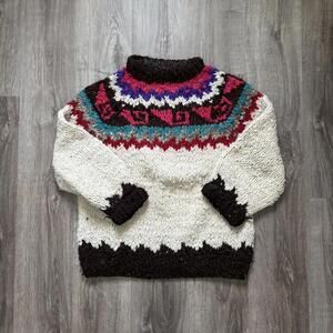 Vintage 70s/80s Elegant Passage 100% Wool Knit Sweater